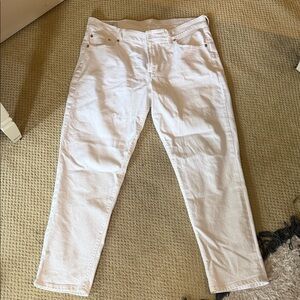 GAP Women's Straight Leg Jeans in White
